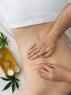 top-view-patient-getting-cbd-treatment